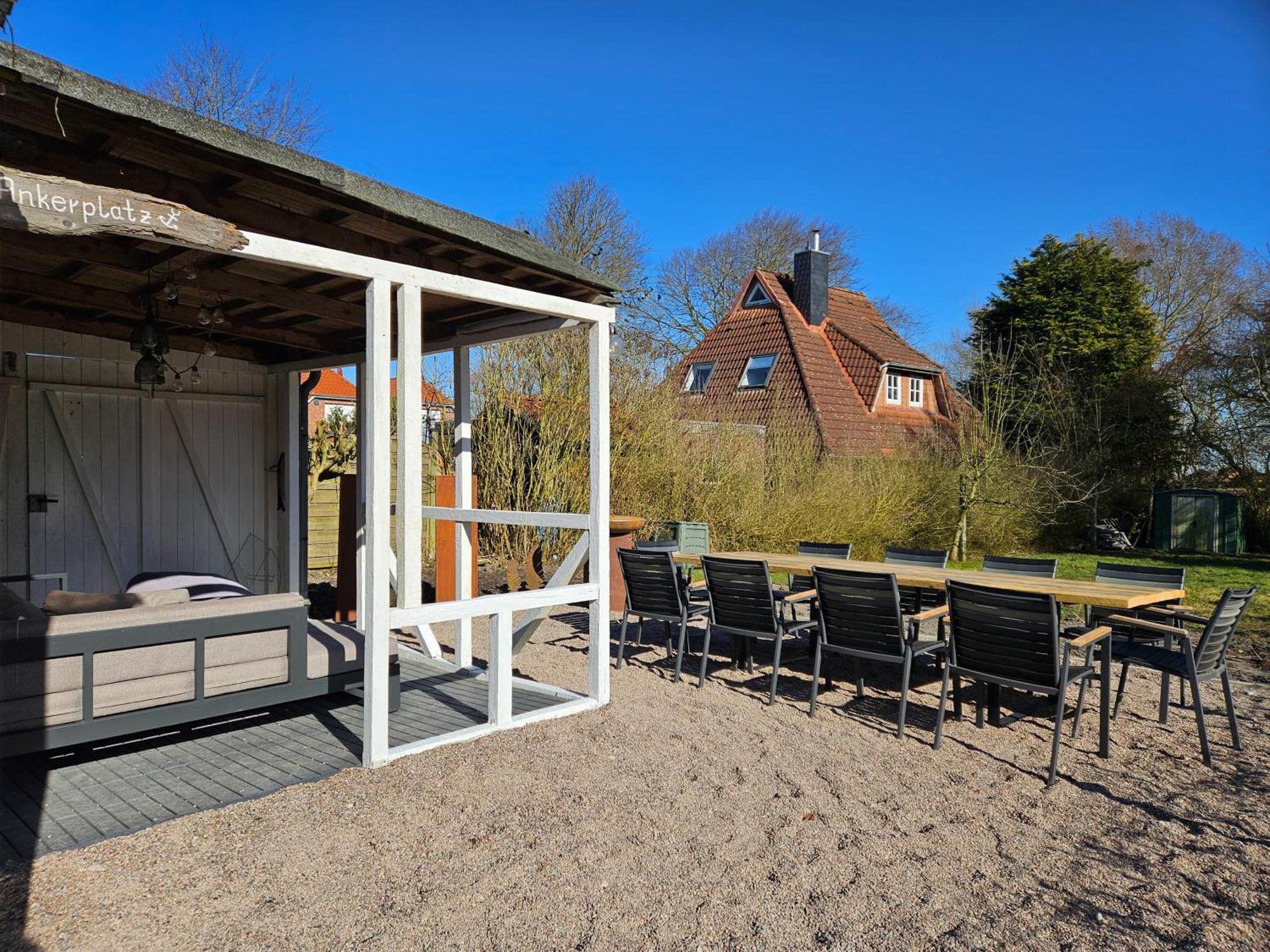 Smittshoern 3 - Nordsee Erdgeschosswohnung Mit Eingezaeunten Garten, Kamin Und Lounge! Altfunnixsiel Ngoại thất bức ảnh